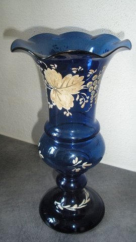 Blå Blomsterglas/Vase