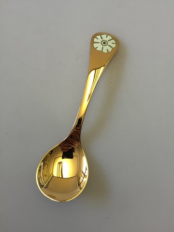 Georg Jensen Årsske i forgyldt Sterling Sølv 1981