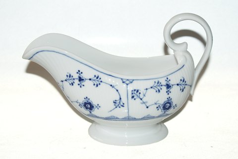 RC Blue Fluted Plain, Gravy Boat