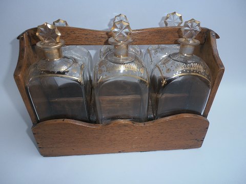 Sæt med 6 flasker, Frankrig ca. 1880.