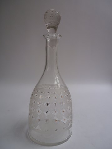 Decanter of glass, France approx. 1910.