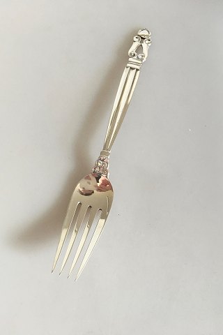 Georg Jensen Sterling Silver Acorn Dinner Fork No 012