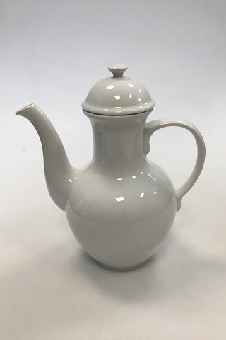 Royal Copenhagen Coffee Pot White No 128