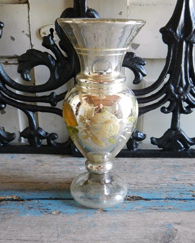1800tals vase i fattigmands sølv