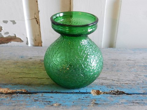 Grønt hyacintglas fra Fyens glasværk
