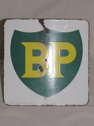 BP
Enamel sign