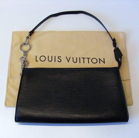 Louis Vuitton taske i sort EPI læder