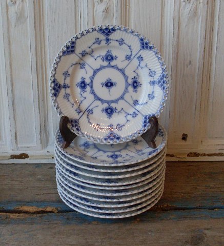 Royal Copenhagen Blue Fluted full lace plate no. 1088