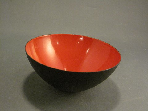 Herbert krenchel krenit skål, rød/orange 7 cm høj