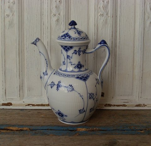 Royal Copenhagen Blue Fluted Half Lace Coffee Pot no. 519