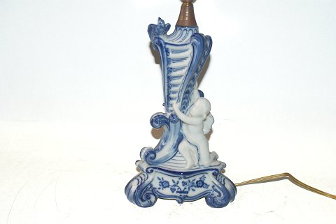 Royal Copenhagen Blue Fluted Plain, Rare Table Lamp