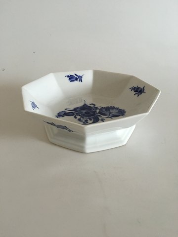 Royal Copenhagen Blue Flower Angular Footed Cake Bowl No 8624