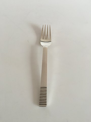 Georg Jensen Sterling Sølv Relief Frokost Gaffel No 022A