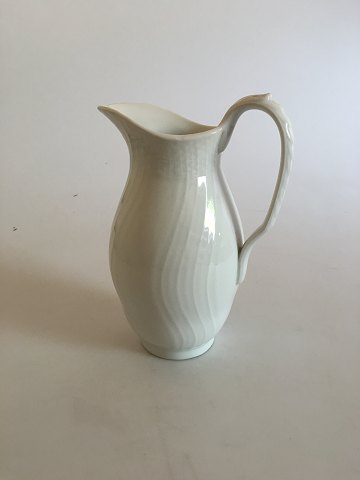 Royal Copenhagen Josephine White Curved Pitcher