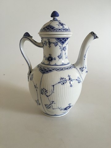 Royal Copenhagen Blue Fluted Half Lace Coffee Pot No 519