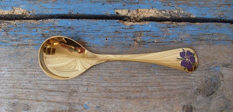 Georg Jensen annual spoon 1974 in gilded silver