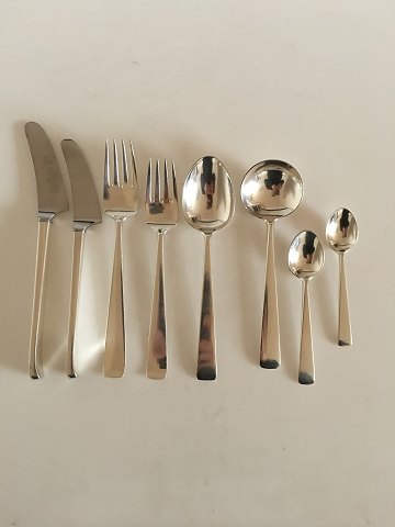 Georg Jensen Sterling Sølv Margrethe Bestik Sæt til 5 Pers. 38 dele.