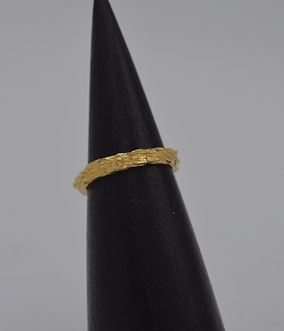 14k guldring. Str. 54