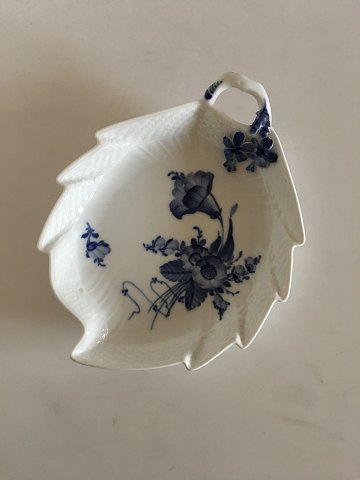 Royal Copenhagen Blue Flower Curved Leaf Shaped Dish no. 1599