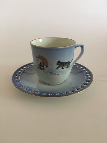 Bing & Grondahl Harald Wiberg Christmas Coffee Cup with Saucer No. 3503/305