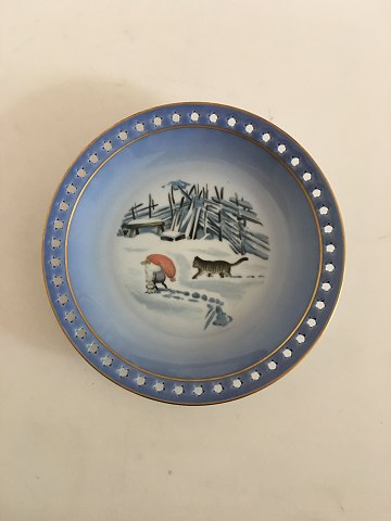 Bing & Grondahl Harald Wiberg Christmas Cake Plate No. 3503/616