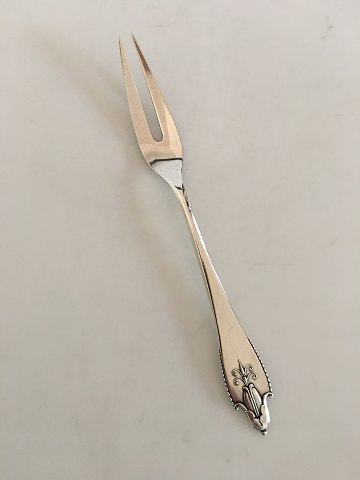 Georg Jensen "Akkeleje" Sterling Silver Meat Fork.