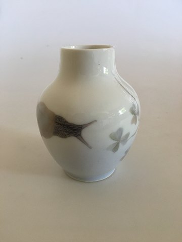 Royal Copenhagen Art Nouveau Vase No. 37/45a with Snail decoration