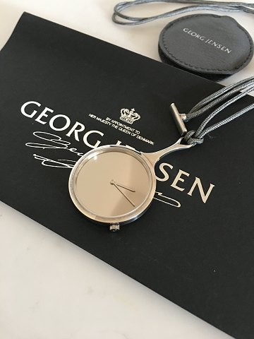 Georg Jensen Sterling Sølv Torun Ur vedhæng No. 2325 i Kæde til at hænge om 
halsen. Swiss Made