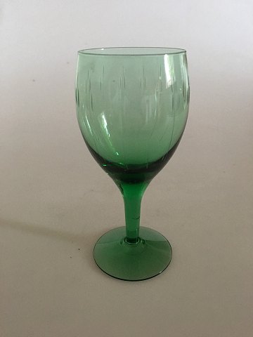 Kirsten Pil Green White Wine Glass from Holmegaard