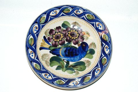 Aluminia Faience Plate with Bird.