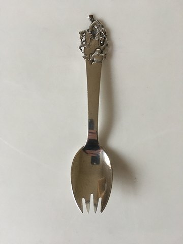 H.C. Andersen Fairytale Spork in Silver. Tinderbox