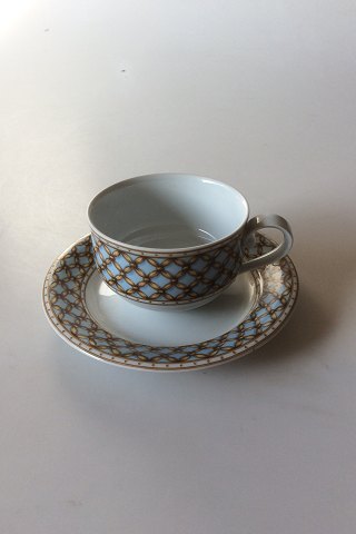 Royal Copenhagen Liselund Kaffekop med underkop No 84/85