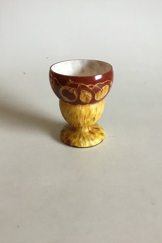 Glass Vase, Colored Yellow, Amber