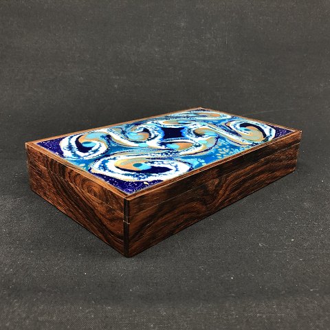 Alfred Klitgaard box with enamel by Bodil Eje
