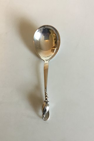 Georg Jensen Sterling Silver Blossom No 84 Serving Spoon No 115