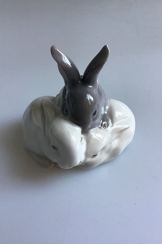 Royal Copenhagen Figurine of rabbits No 2539.