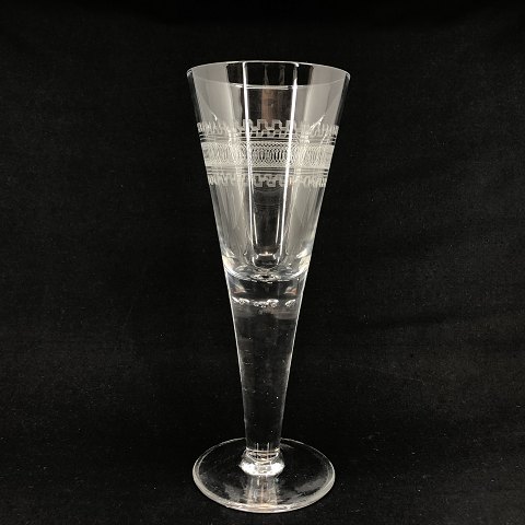Goblet from Kastrup Glasswork with ala grecque lines
