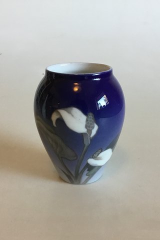 Royal Copenhagen Blue Vase with Anthurium No 971/271