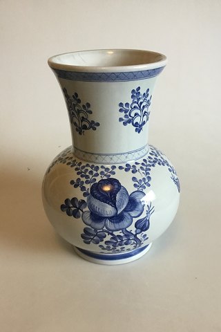 Royal Copenhagen/Aluminia Blå Tranquebar Stor Vase No 3038/978