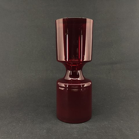 Rubinrød Timeglas vase

