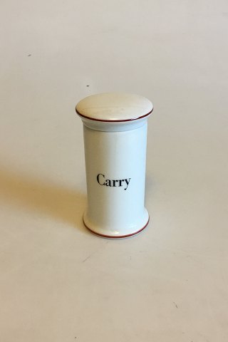 Bing & Grondahl Carry (Curry) Spice Jar No 497 from the Apothecary Collection