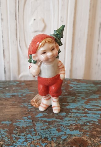 Royal Copenhagen Pixie nisse med juletræ no. 765