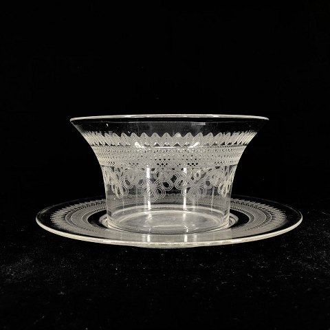 Antique Swedish crystal bowl
