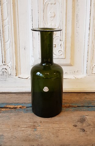 Flaskegrøn Otto Brauer vase 25 cm.