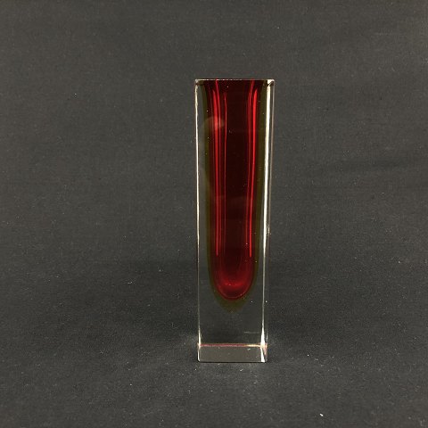 Murano, red sommerso vase
