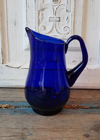 Holmegaard blå glaskande 17 cm.