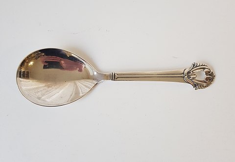 Handmade serving spoon in silver from 1930