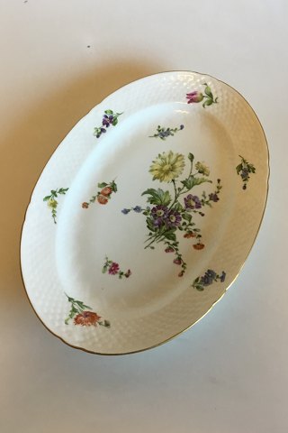 Bing & Grondahl Saxon Flower, Handpainted Large Oval Dish