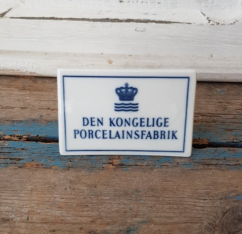 Royal Copenhagen dealer sign