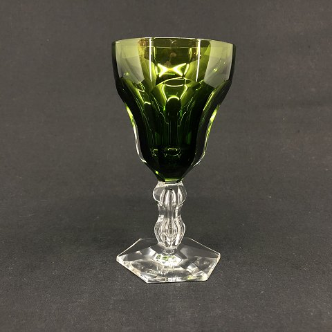 Mørkegrønt Lalaing hvidvinsglas
